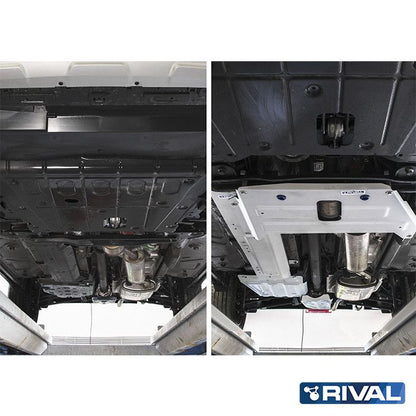 Blindage tuyaux carburant Dacia Duster 4WD 2010–2018 en aluminium 4 mm – RIVAL 4X4 - Dacia Duster 2010-2023