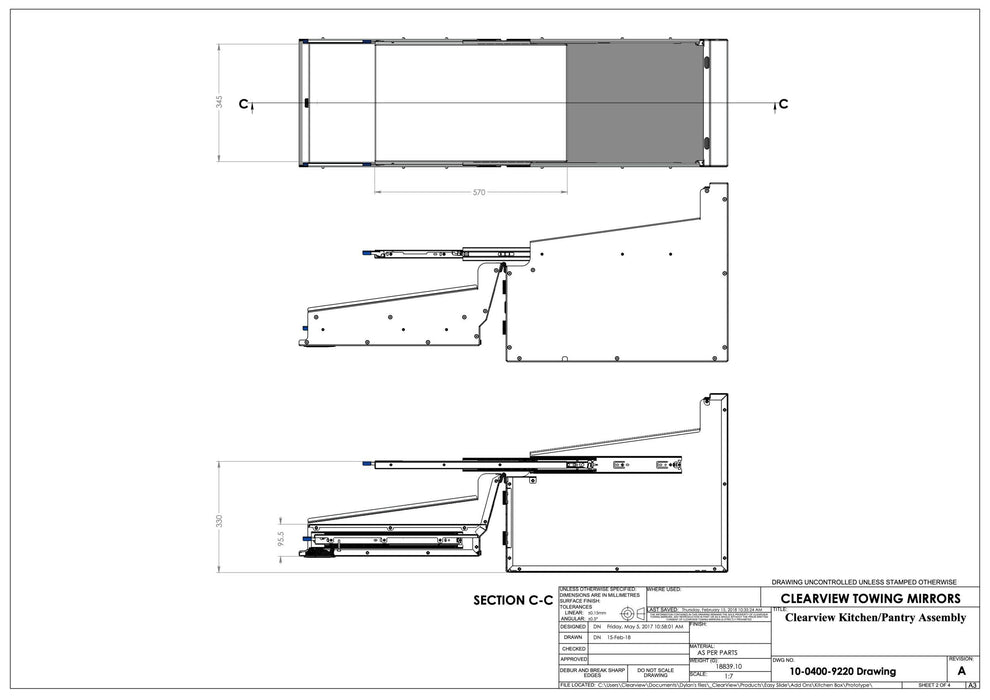 Bloc Cuisine Modulaire Depliable ClearView | 4x4 & Pickup - ClearView - Xperts 4x4