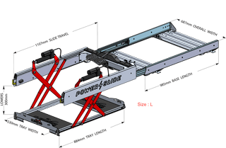 Plateau Coulissant/Basculant (Drop-slide) Electrique - ClearView | N°1 Mondial ClearView L CV-PS-L Xperts4x4