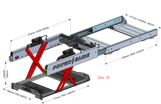 Plateau Coulissant/Basculant (Drop-slide) Electrique - ClearView | N°1 Mondial ClearView M CV-PS-M Xperts4x4