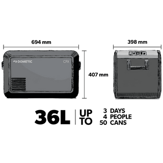 Dometic CFX3 35 - Glacière 36L | Compresseur Puissant - Xperts 4x4