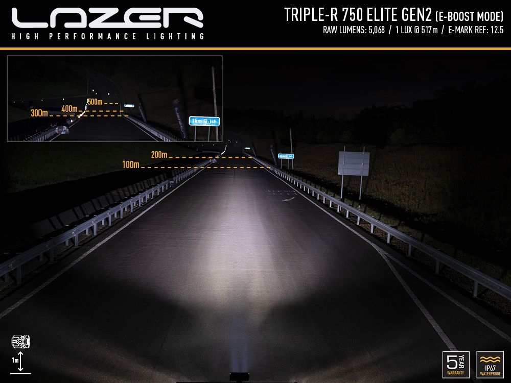 Projecteur LED LAZER LAMPS Triple-R 4 (750) LED