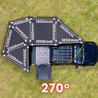 Auvent 270° XL Autoportant - YA'MATE EFS - Auvent Circulaire - EFS - Xperts 4x4