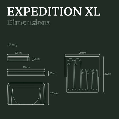 Tente de Toit Expedition XL Go Overland Canada – 4 à 5 Places sur Xperts4x4 Accessoires 4x4 Off-Road