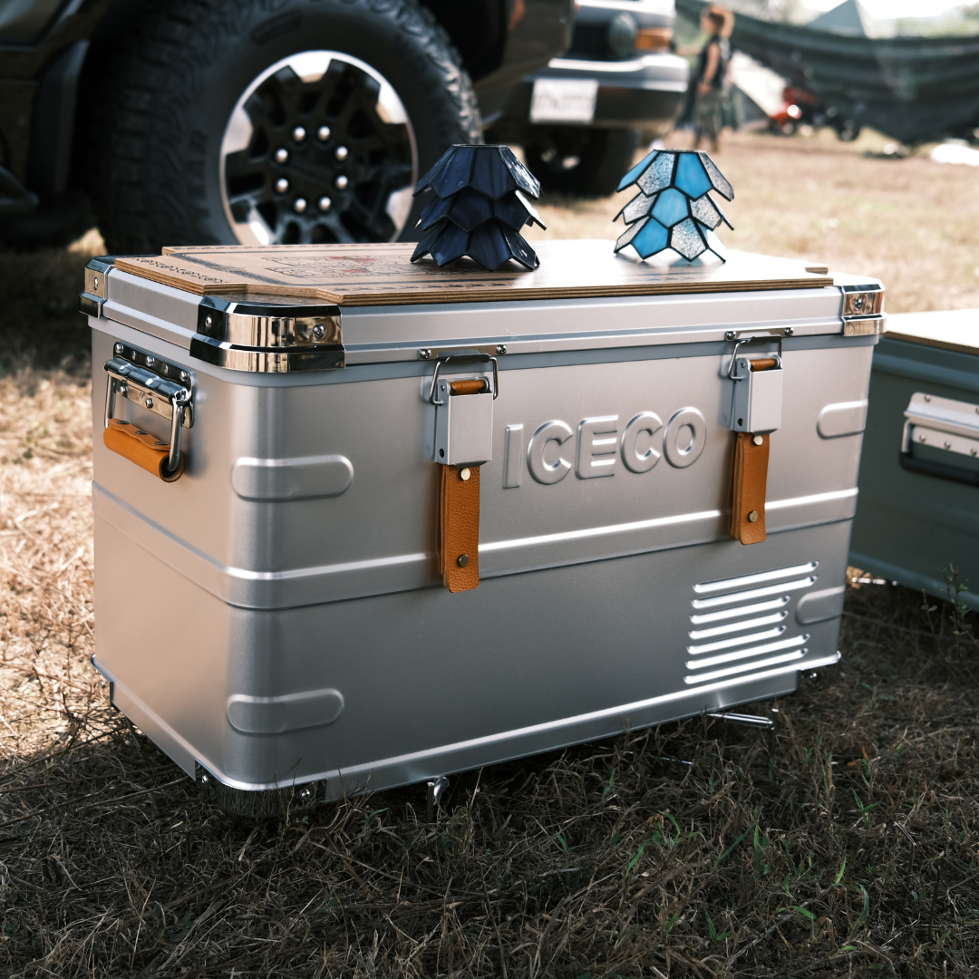 Refrigerateur/Congelateur ICECO 35L Double Zone - Argent | Xperts 4x4