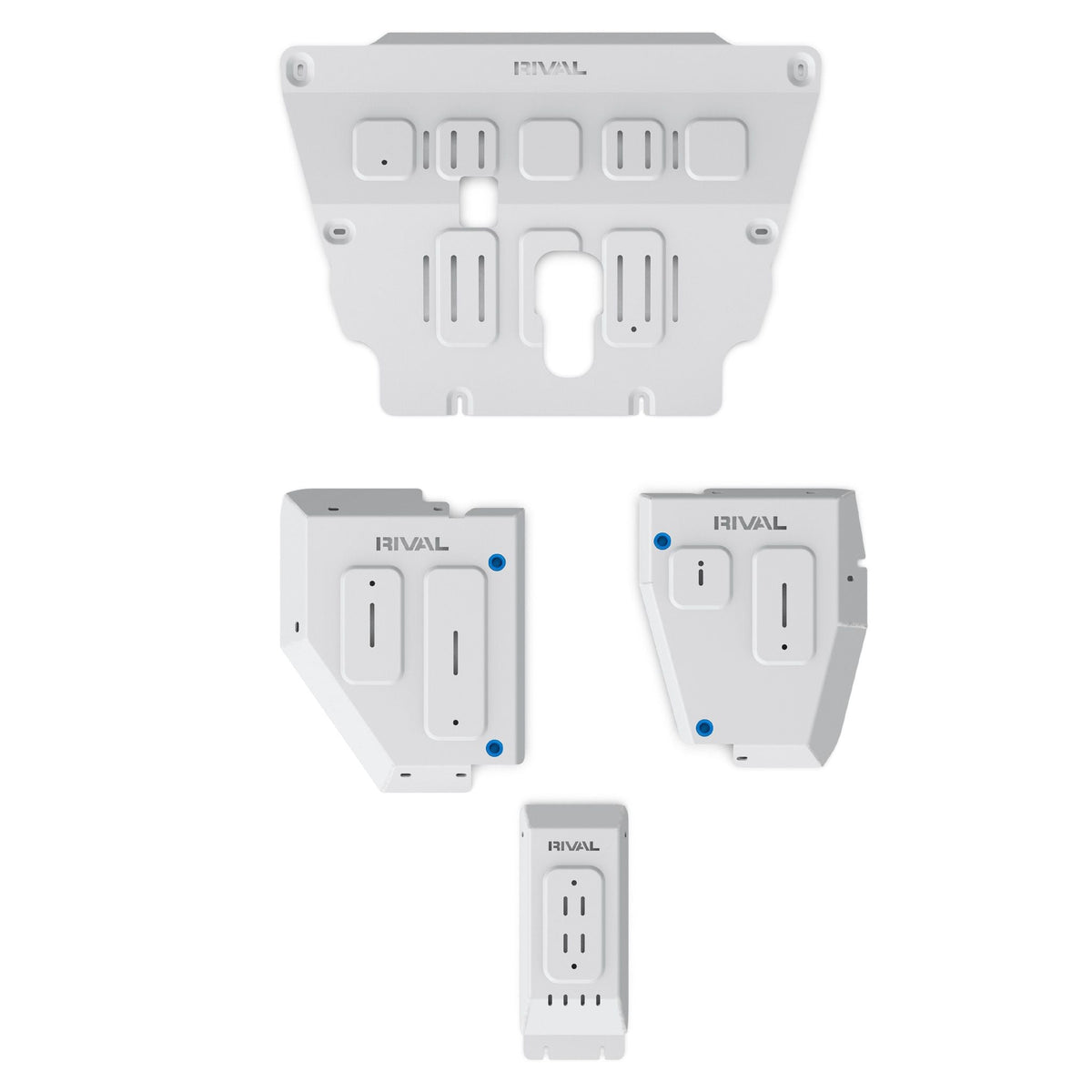 Kit de 3 blindages Dacia Duster 2023+ en aluminium 4 mm – RIVAL 4X4 - Dacia Duster 2024+