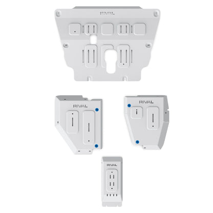Kit de 3 blindages Dacia Duster 2023+ en aluminium 4 mm – RIVAL 4X4 - Dacia Duster 2024+