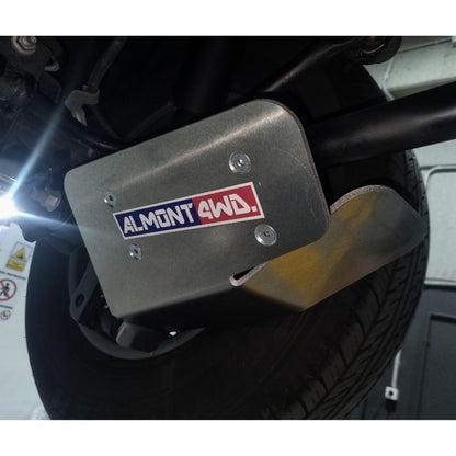 Kit de blindages d’amortisseurs arrière HEAVY DUTY 8 mm TOYOTA Land Cruiser J250 2024 | ALMONT4WD Xperts 4x4