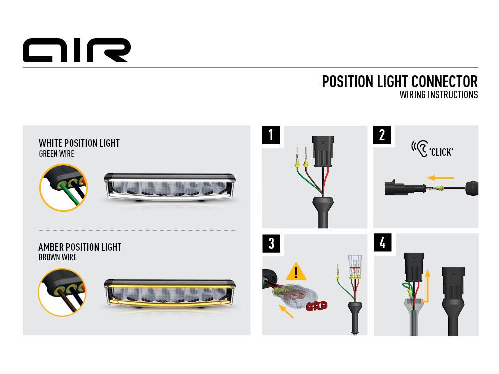 Balise phare LED compacte LAZER LAMPS AIR-55 avec 6800 lm, éclairage LED puissant et lumineux.