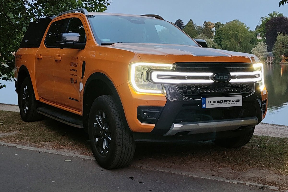 Calandre Shadowline Ford Ranger Lumidrive | Feux LED Dynamiques ...
