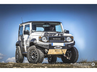 Pare-choc Avant N4-OFFROAD pour Suzuki Jimny 2018 a Present N4 OFFROAD Pare-choc + Blindage Frontal Aluminium 8mm N4-PC005+N4-BLAV84A Xperts4x4