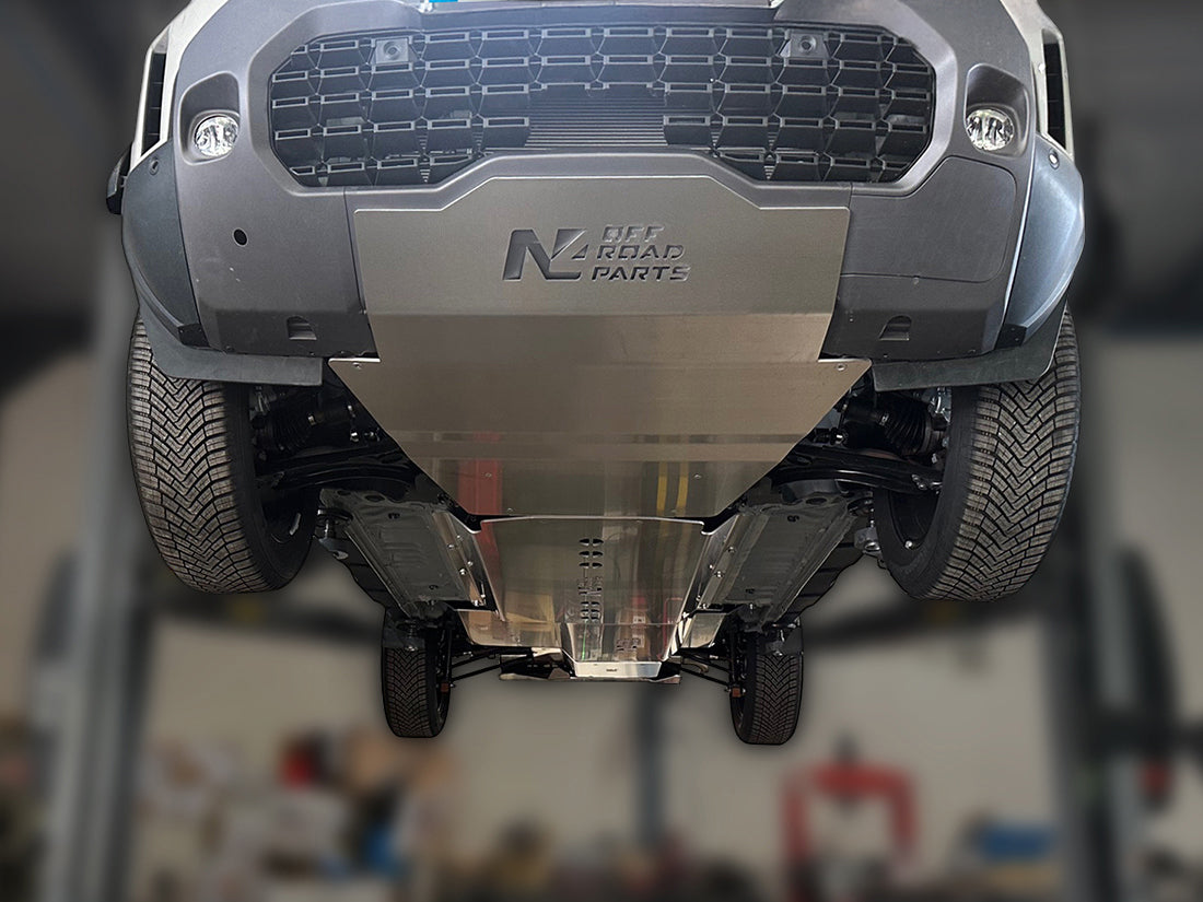 Protection avant aluminium 6mm N4 OFFROAD pour Dacia Duster 2024+ sur Xperts4x4 Accessoires 4x4 Off-Road