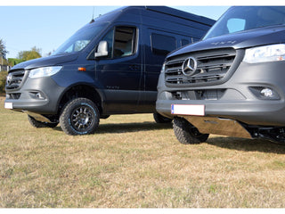 Ski de protection / Blindage avant N4 - Aluminium 8mm - Mercedes Sprinter 2006+ N4 OFFROAD N4-BLAV88A Xperts4x4