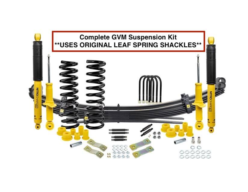 GVM Kit de suspension OME pour Ford Ranger 2023+ | PTAC à 3500Kg (sans Kit Jumelles OME) - OME - Xperts 4x4