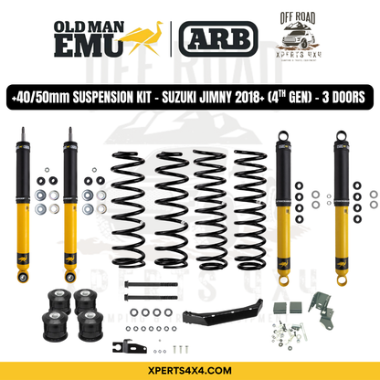 Kit de Suspension OME Suzuki Jimny 2018+ | 3 Portes | Nitro Plus (+40/50mm) sur Xperts4x4 Accessoires 4x4 Off-Road