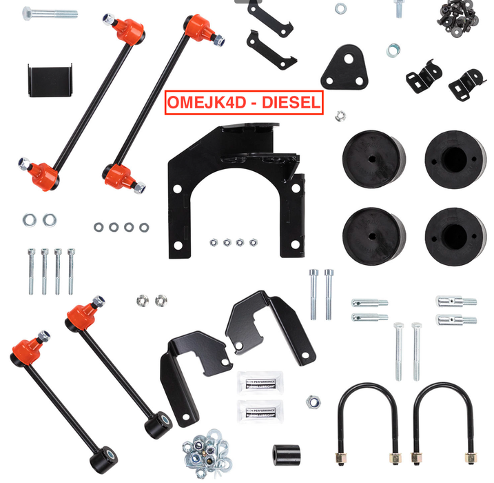 Kit de Suspension OME | Jeep Wrangler JK | +100mm Rehausse OME