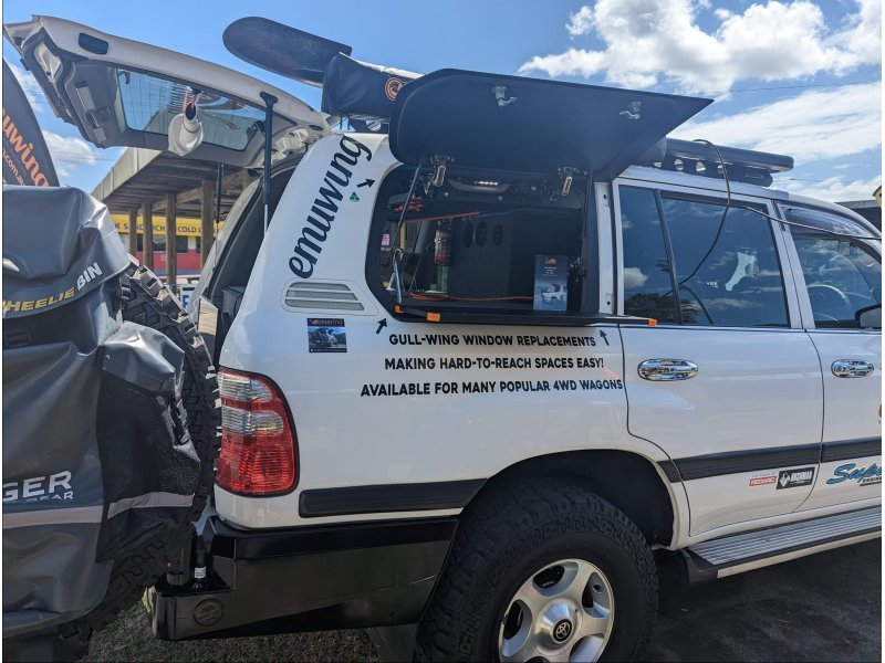 Ouvrant latéral papillon Emuwing arrière droit pour Land Cruiser HDJ100 - Toyota HDJ100