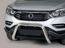 Pare-buffle KGM-SsangYong Musso / Rexton - Ø76 mm inox poli Xperts 4x4
