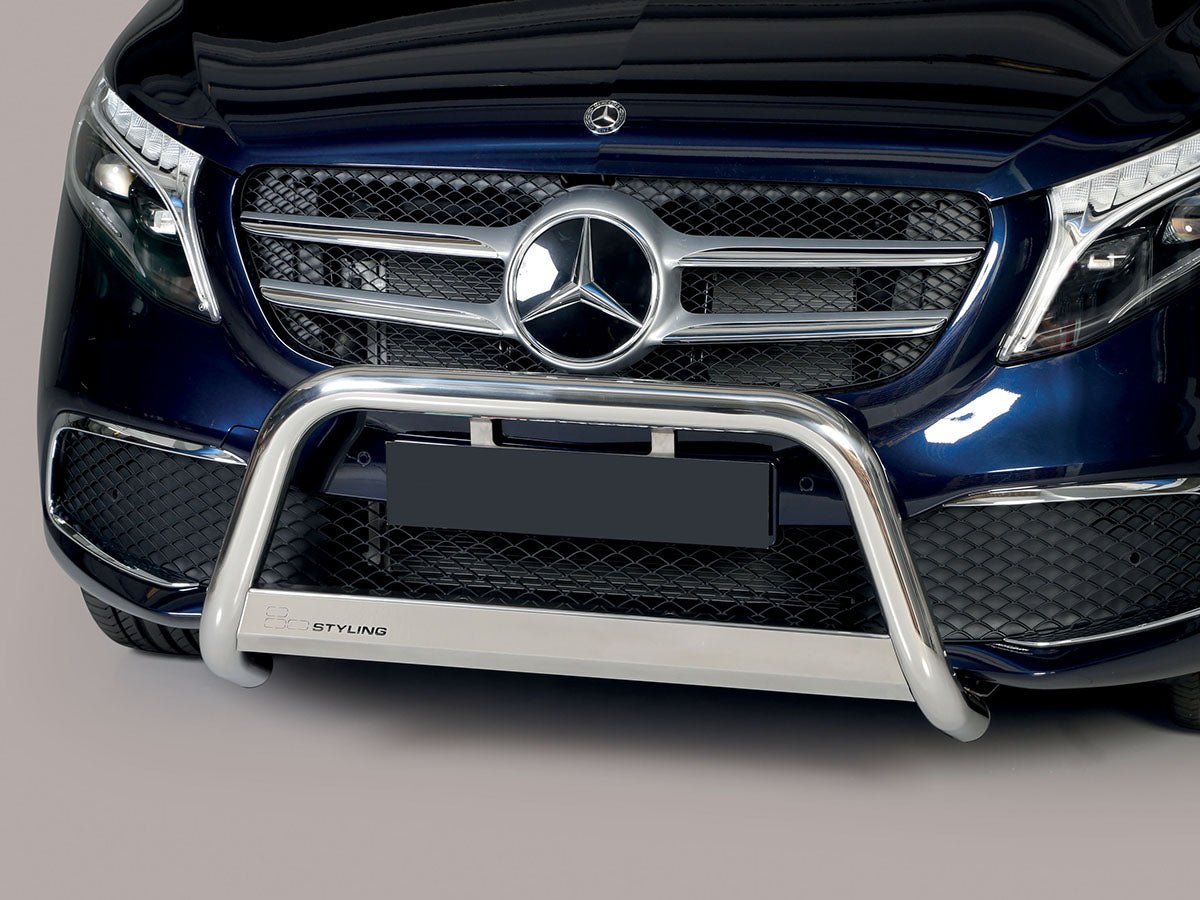 Pare-buffle Mercedes Classe V W447 2020-2023 - Ø63 mm inox poli Xperts 4x4