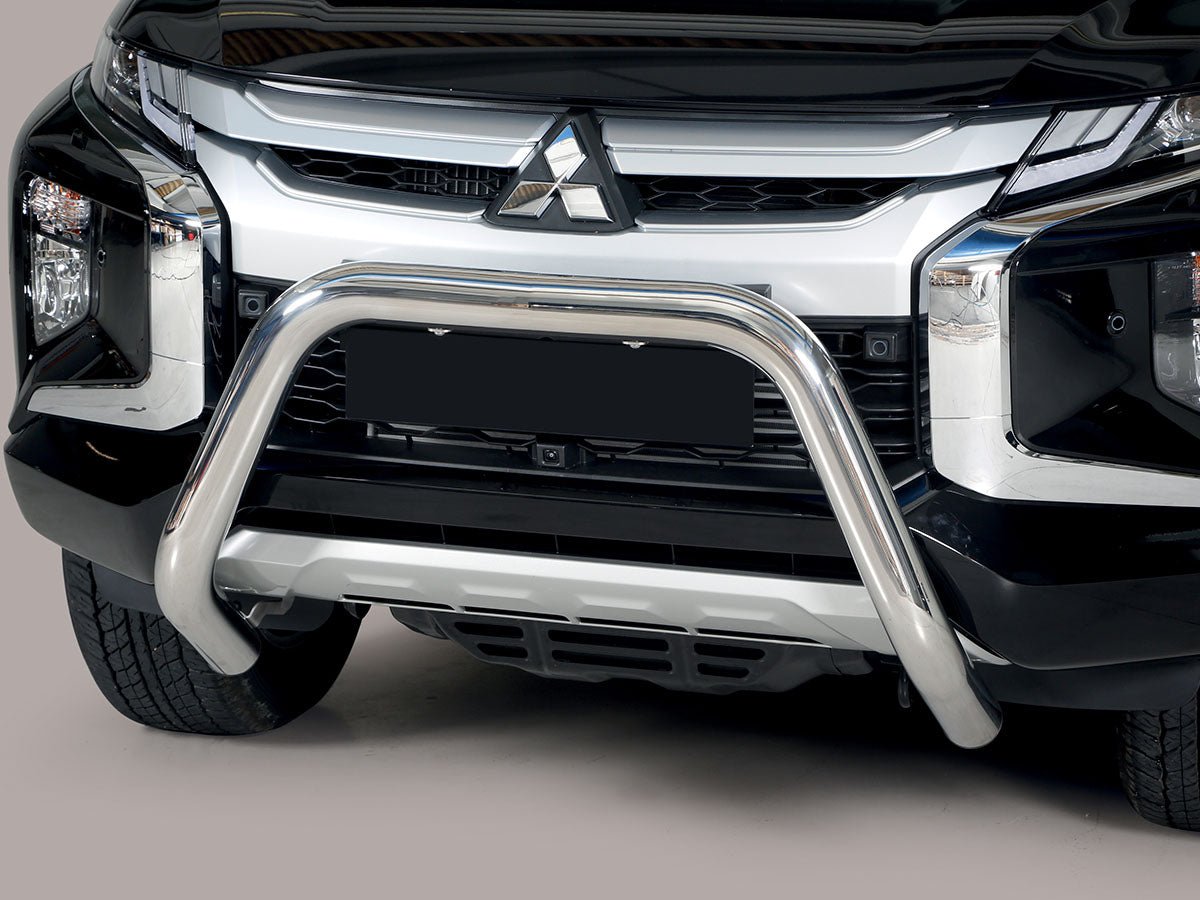 Pare-buffle Mitsubishi L200 Triton 2019+ - Ø76 mm inox poli Xperts 4x4