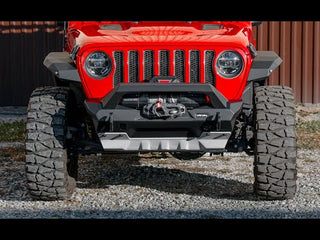 Installation du Pare-choc Avant RIVAL avec feux LED - Jeep Wrangler JK/JL/JT