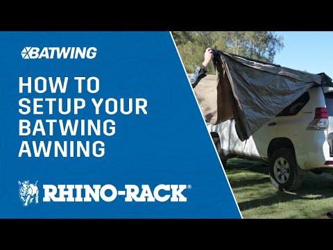 RHINORACK 270° Batwing Compact 2m Gauche - STOW IT Fixations Comprises