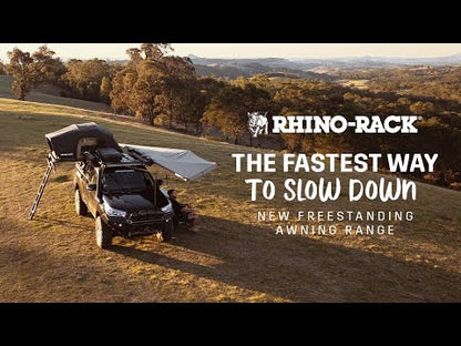 Tendalino 270° RHINO-RACK Lato autoportante Batwing | Destra