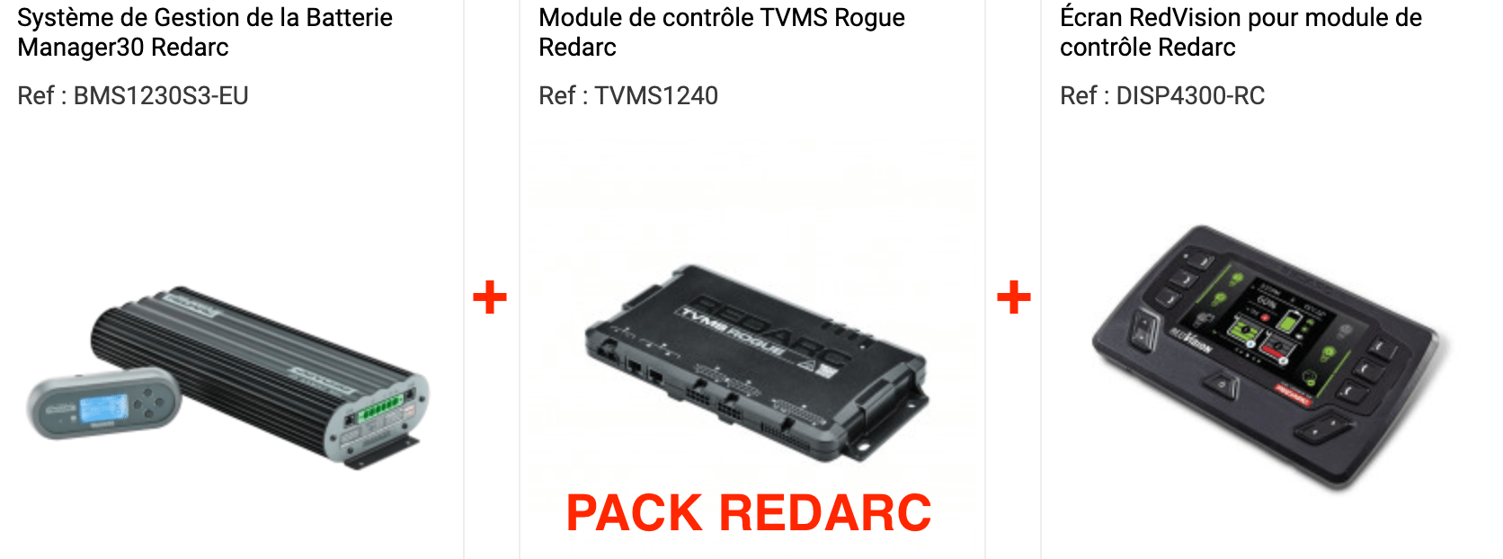 Pack Système de gestion de batterie ROGUE RedVision Redarc - REDARC - Xperts 4x4