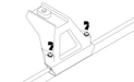 Kit Barres de toit Rhinorack | VW Transporter T6 LWB 2015+ (2 portes) - Rhino Rack - Xperts 4x4