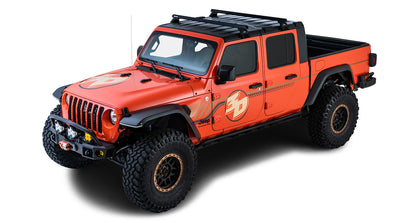 Kit de 2 barres de toit RHINO-RACK de 1500mm pour Jeep JL et Gladiator JT, fixation robuste pour véhicule.