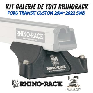 Kit Galerie de toit Ford Transit Custom SWB 2014-22 | RHINORACK | 2700mm x 1472mm RHINO-RACK JC-01668 Xperts4x4