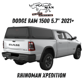 Hardtop Aluminium Dodge Ram 1500 RHINOMAN XPEDITION 2021 a Présent Rhinoman RAMGEN4/5-5.7ftXP Xperts4x4