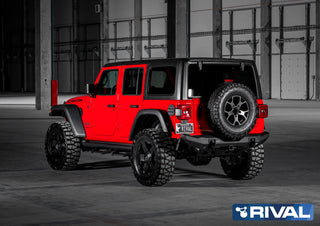 Pare-choc Arrière STUBBY Aluminium Rival4x4 | Jeep Wrangler JL - Xperts 4x4