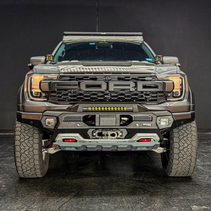 Pare-choc Avant Rival 4x4 Ford Raptor 2023+ | Aluminium Noir - Ford Ranger/Raptor 2023+