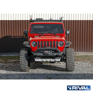 Pare-choc Avant Stubby avec A-Bar Rival4x4 - Jeep Wrangler JK/JL & Gladiator JT - Xperts 4x4