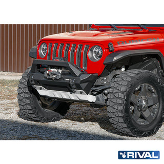 Pare-choc Avant Stubby avec A-Bar Rival4x4 - Jeep Wrangler JK/JL & Gladiator JT - Xperts 4x4