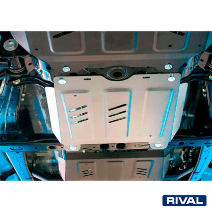 Protection Boite de Vitesse - Toyota Hilux REVO 2016-Présent - Rival4x4 - Aluminium 6mm sur Xperts4x4 Accessoires 4x4 Off-Road