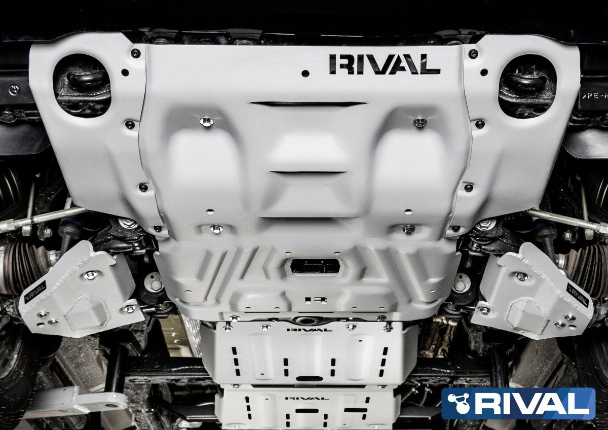 Engine Radiator Protections Engine/Radiator Protection Toyota Hilux 2016+ Aluminum 6mm RIVAL4x4 ...