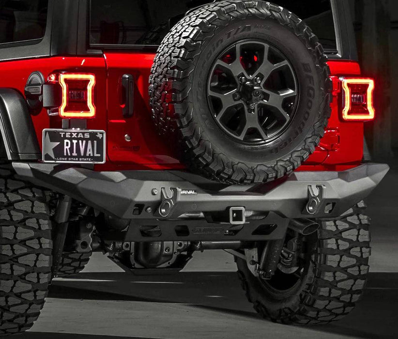 Pare-choc Arrière RIVAL sans Feux LED - Jeep Wrangler JL 2018-Present - RIVAL - Xperts 4x4