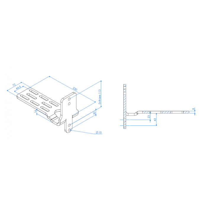 Auvent 180° + Parois - ROCKALU 360 | Auto-Portant ROCK360+ROCK005 Rockalu