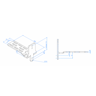 Auvent 270° Droite | ROCKALU 450 | Auto-Portant ROCK450R Rockalu