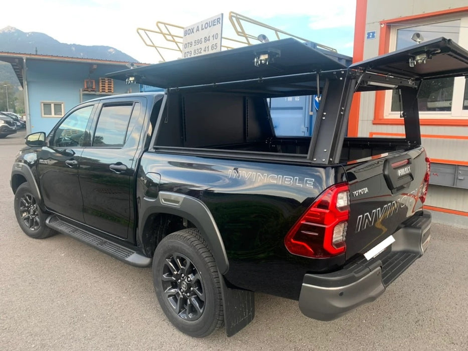 Hardtop Toyota Hilux 2016 à 2024 | Rockalu | En Aluminium Rockalu