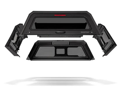 Hardtop RSI EVO SPORT pour Dodge RAM 1500 2009 à présent, vue du dessus montrant la finition noire et l'installation robuste.