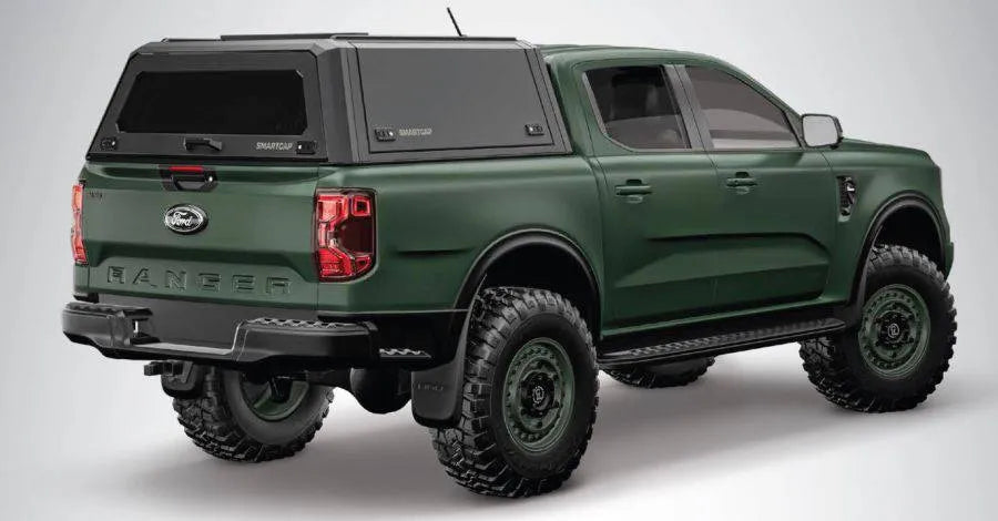 Capot rigide RSI SMARTCAP pour Ford Raptor 2023+ Next Gen, design robuste et adapté à l'aventure.