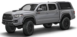 Hardtop RSI EVO SPORT - Toyota Tacoma 2016-2020 - Benne Courte - Double Cab - Noir Mat - RSI SMARTCAP - Xperts 4x4