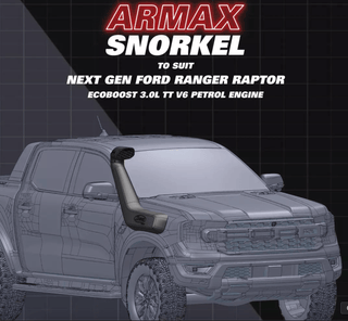 Snorkel Ford RAPTOR 2023+ | 3.0L V6 Essence | Safari 4x4 Armax Safari 4x4 SS988HP Xperts4x4