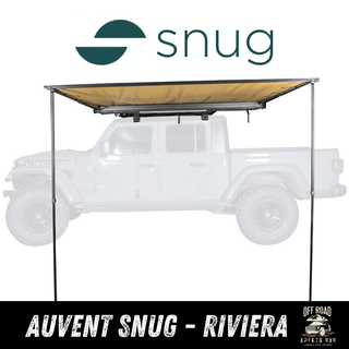 Auvent Latéral Riviera SNUG - Protection Idéale pour 4x4 & VAN SNUG 200 x 200 cm SUN200SQ Xperts4x4