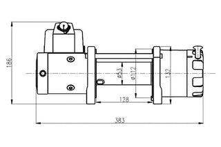 Treuil T-MAX ATW-6000 | 2720 Kg | 12V - Cable Acier T-MAX 312.ATW6000 Xperts4x4