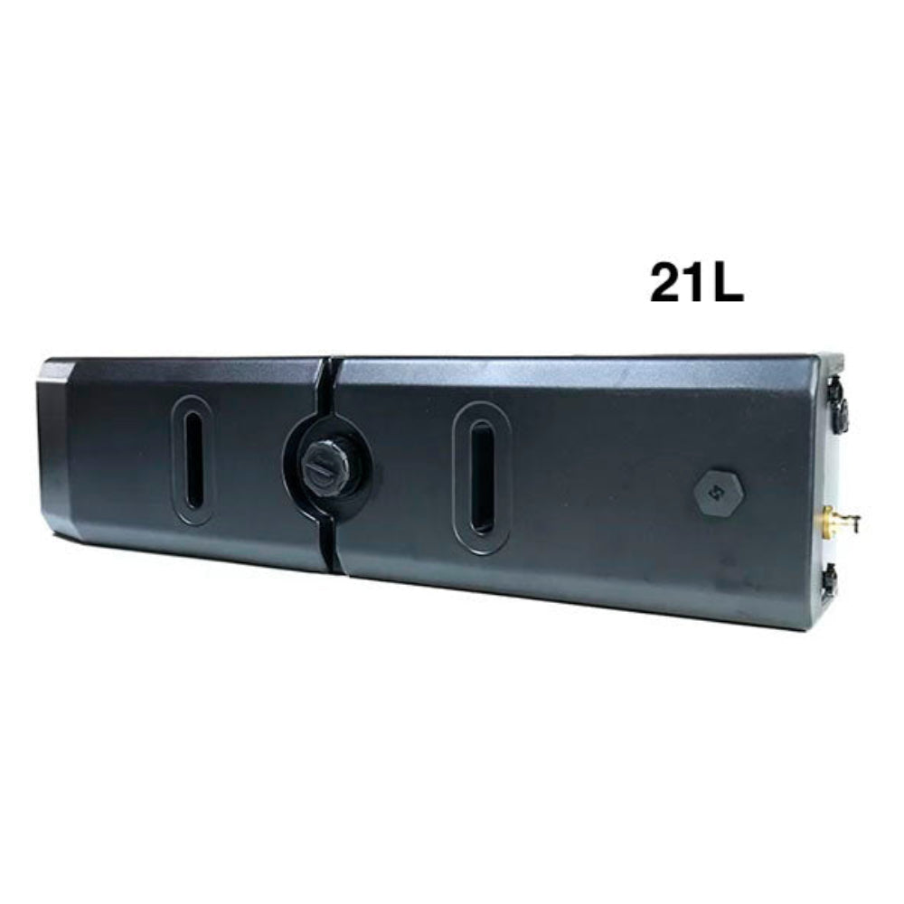 Seitlicher Wassertank mit integrierter 12-V-Pumpe