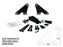 Toit rail Kit de montage- 65mm LAZER LAMPS sur Xperts4x4 Accessoires 4x4 Off-Road